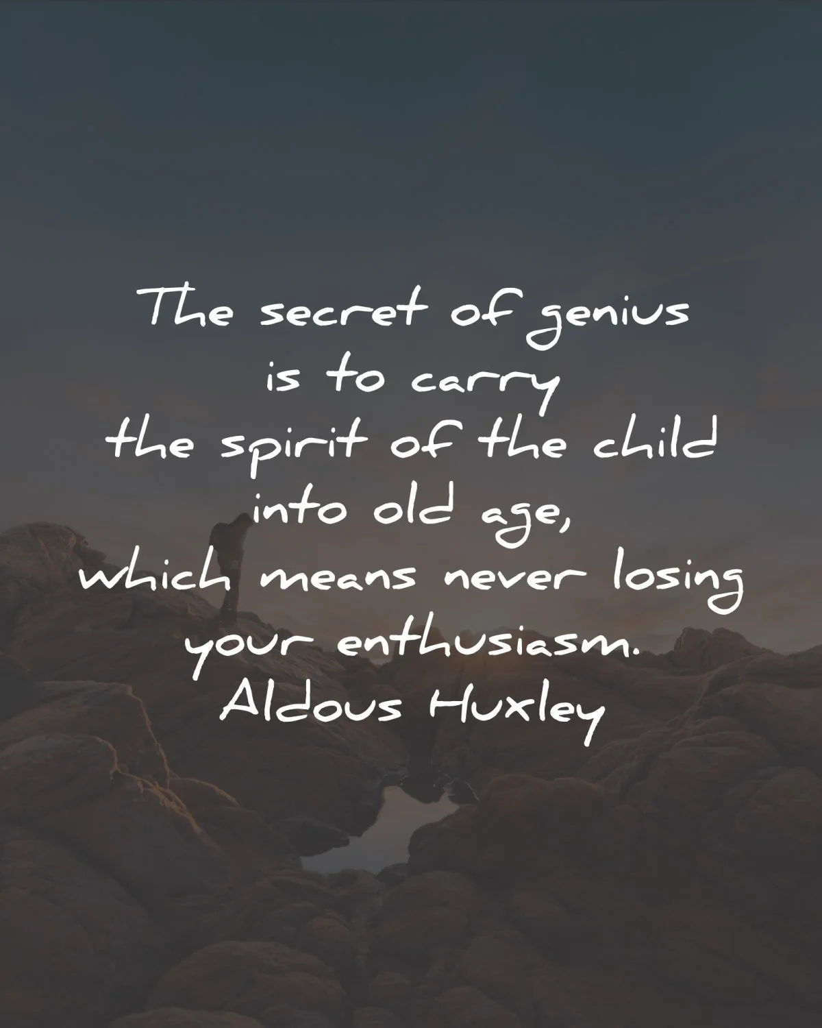 aldous huxley quotes secret genius spirit wisdom