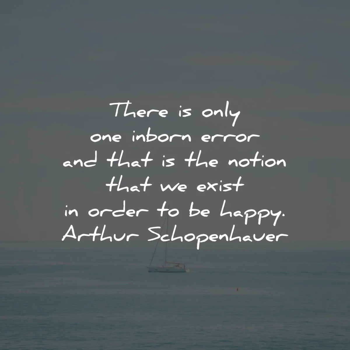arthur schopenhauer quotes inborn error happy wisdom