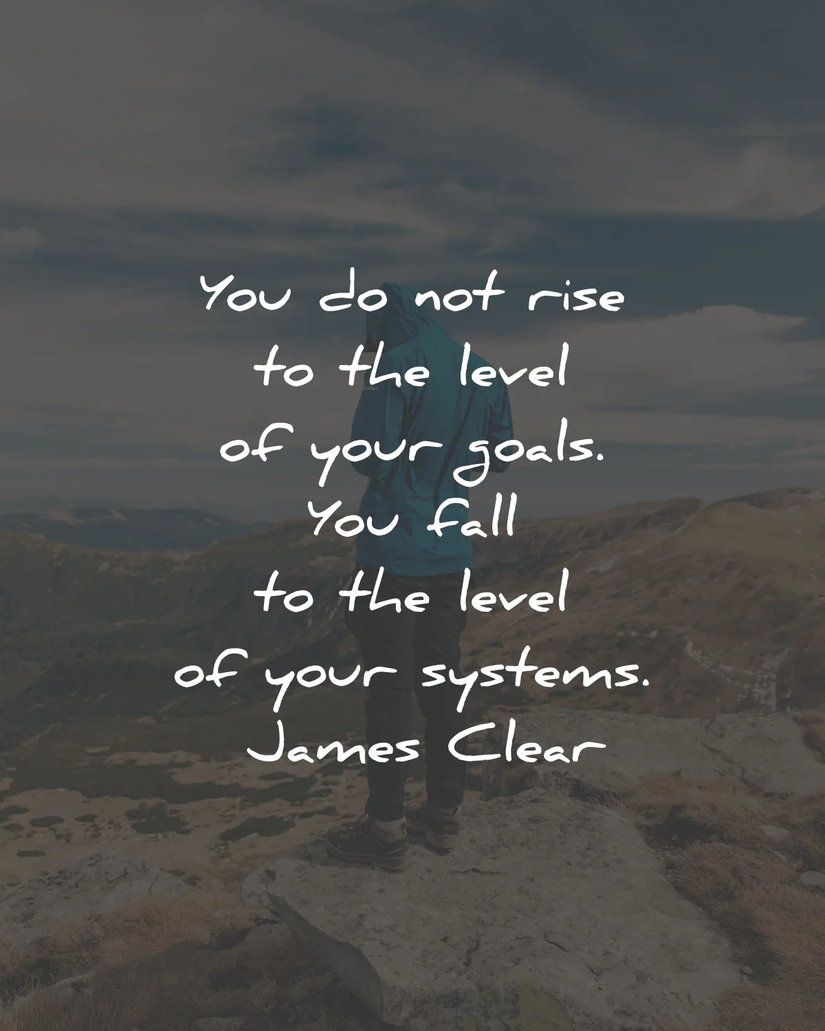 atomic habits quotes james clear rise level goals fall systems wisdom
