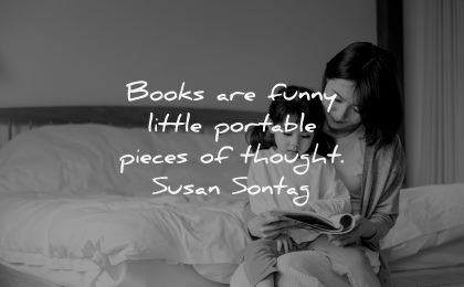 book quotes funny little portable pieces thought susan sontag wisdom mother daughter sitting reading
