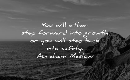 business quotes will either step forward into growth back into safety abraham lincoln wisdom nature