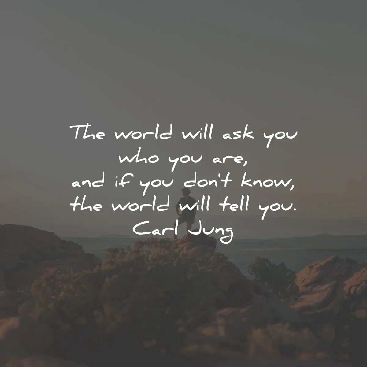carl jung quotes world ask who are know tell wisdom