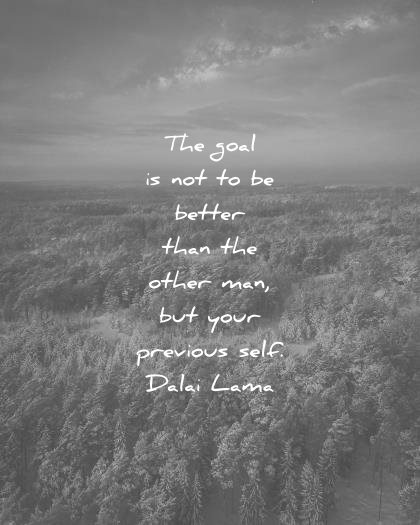 dalai lama quotes goal better than other man your previous self wisdom
