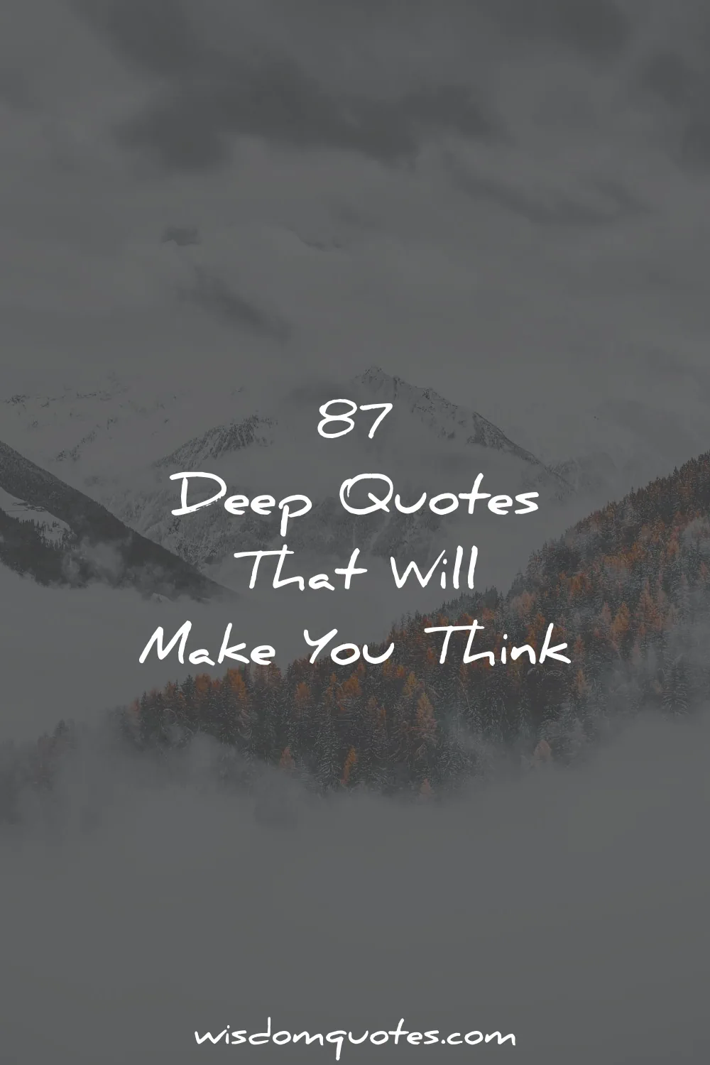 deep love quotes that make you think