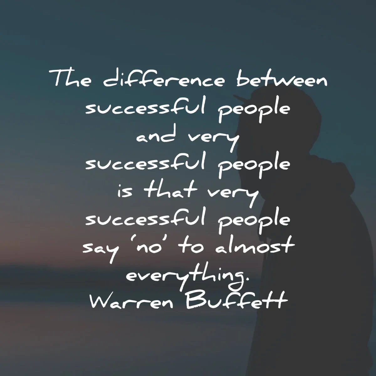 focus quotes difference between successful people warren buffett wisdom