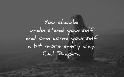 gal shapira quotes you should understand yourself wisdom