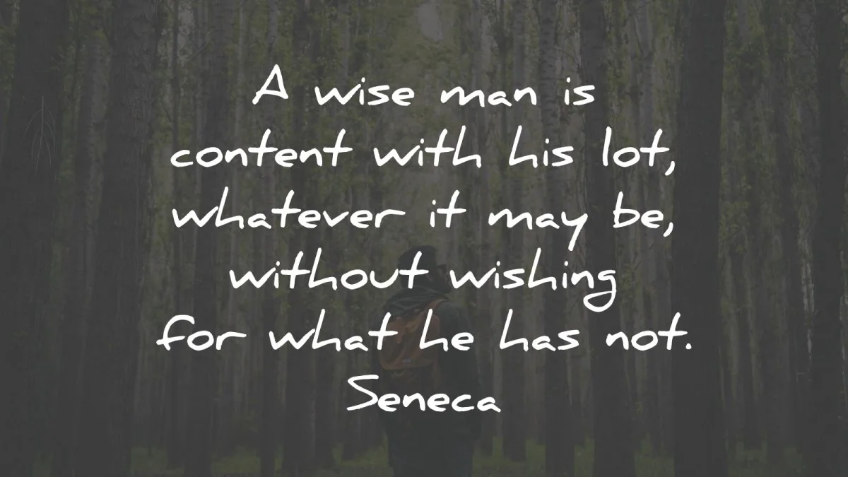 gratitude quotes wise man content seneca wisdom
