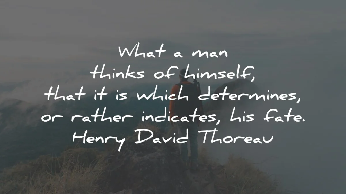 henry david thoreau quotes man thinks himself wisdom