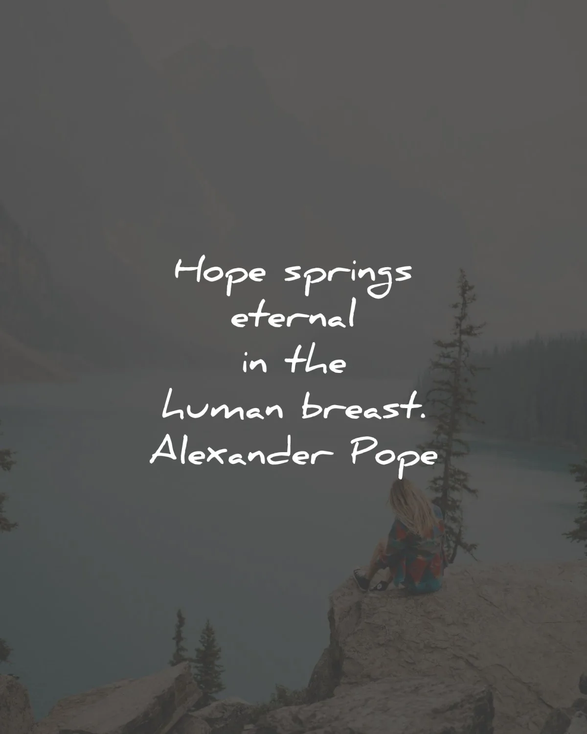 hope quotes strings eternal human breast alexander pope wisdom