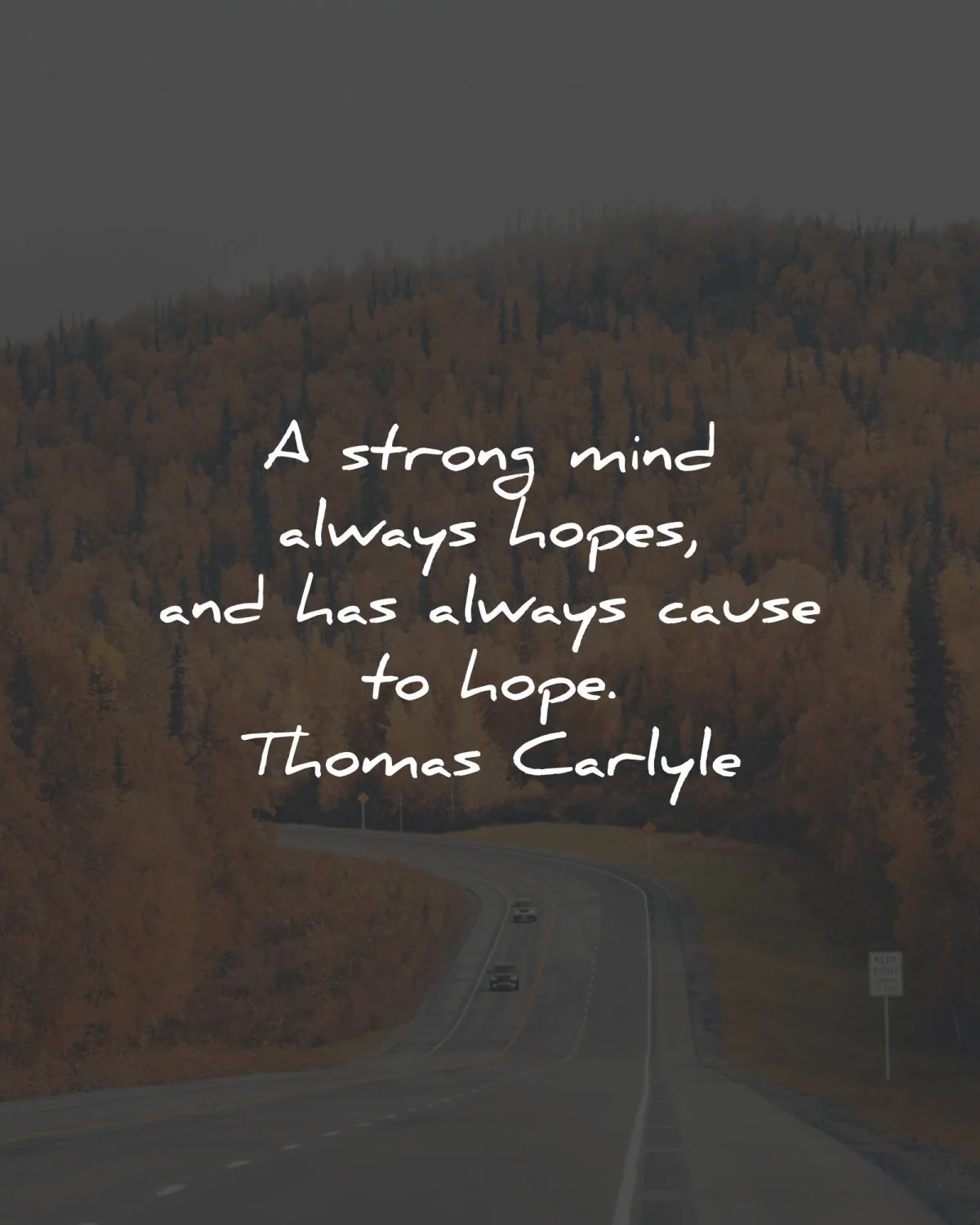 hope quotes strong mind thomas carlyle wisdom