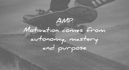 how to learn faster amp motivation comes from autonomy mastery purpose wisdom quotes