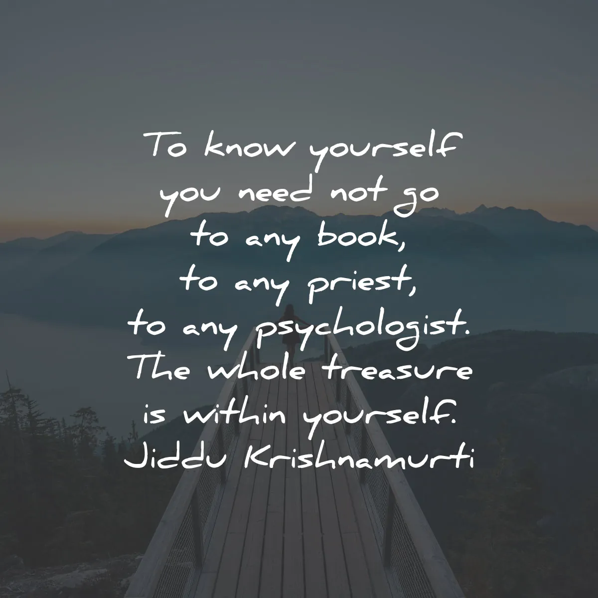 jiddu krishnamurti quotes know yourself book priest yourself wisdom