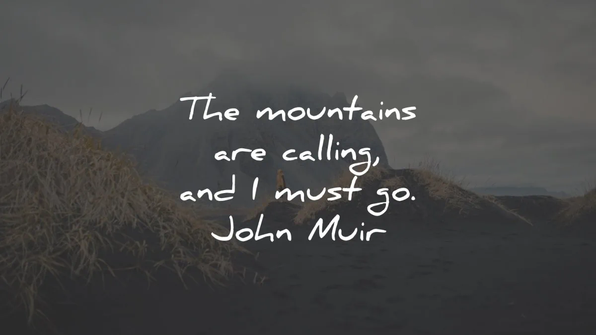 john muir quotes mountains calling must wisdom