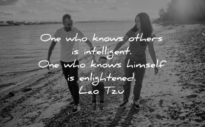 lao tzu quotes one who knows others intelligent himself enlightened wisdom family walk beach