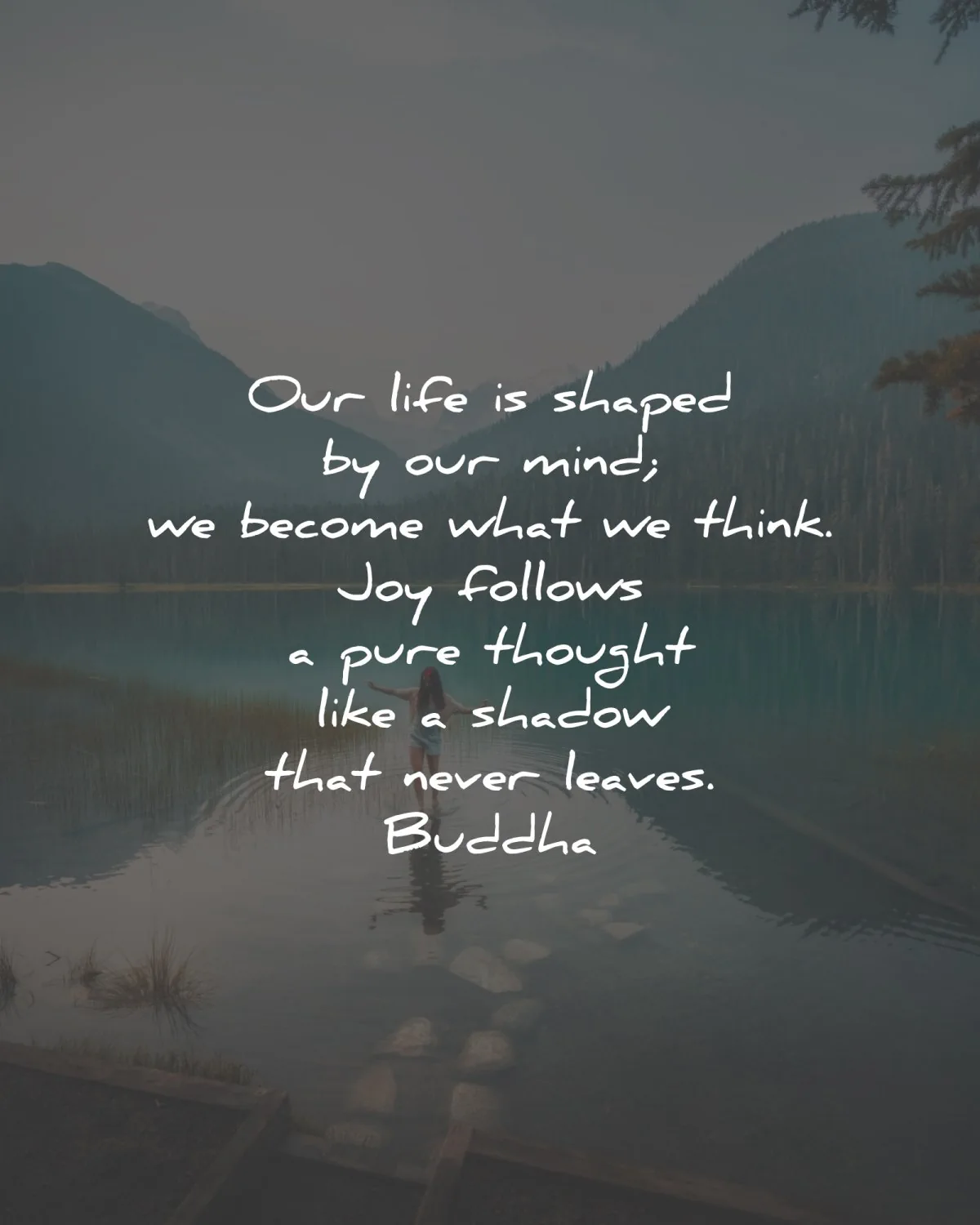 mind quotes life shaped become think buddha wisdom