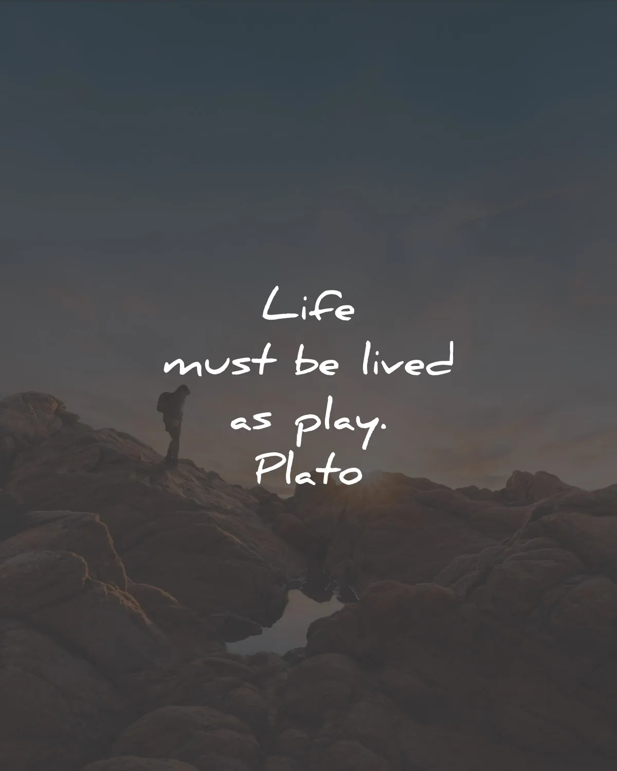 plato quotes life lived play wisdom