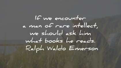 power words encounter intellect ask books reads emerson wisdom quotes