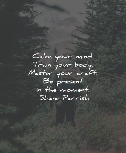 present moment quotes calm your mind train master shane parrish wisdom