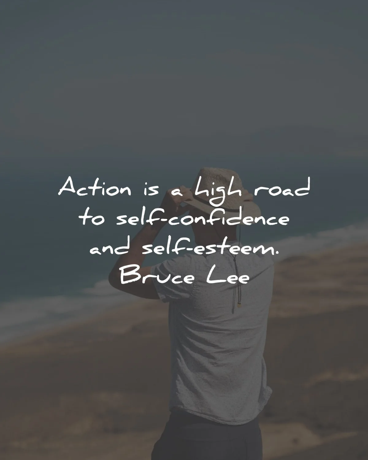 quote of the day action high road self esteem bruce lee wisdom quotes