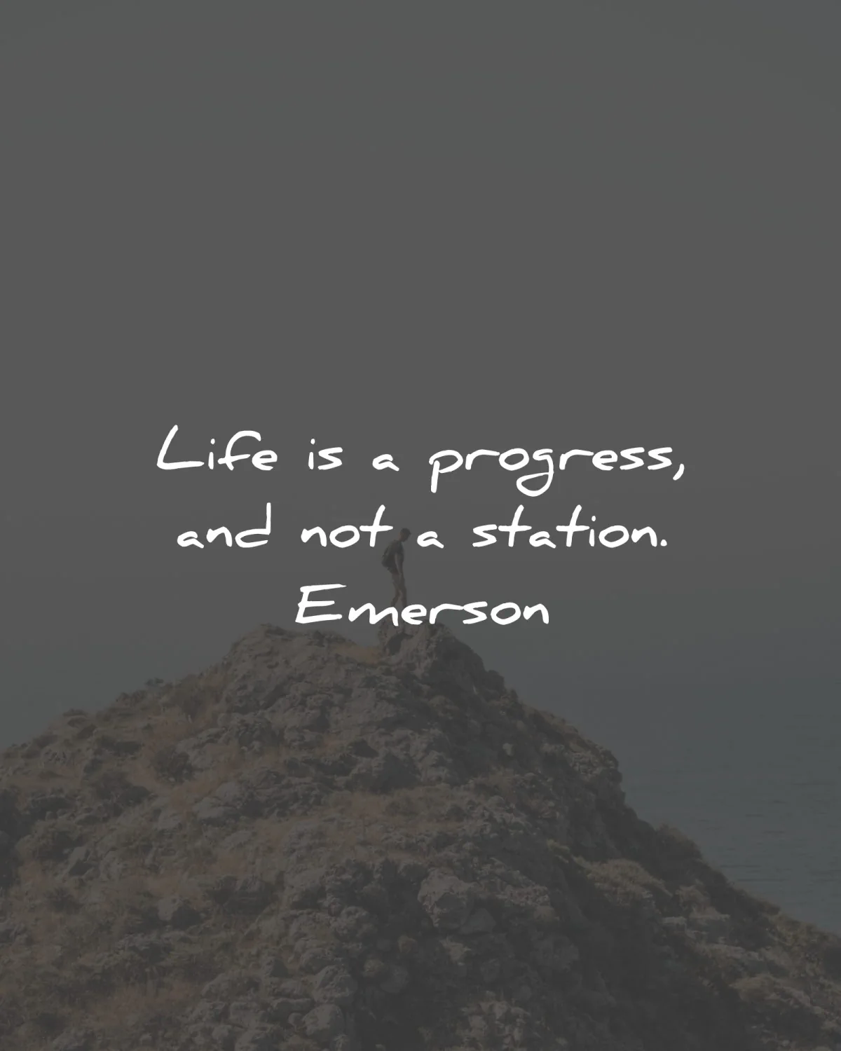 ralph waldo emerson quotes life progress station wisdom