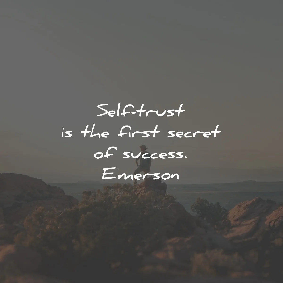 ralph waldo emerson quotes self trust first secret wisdom