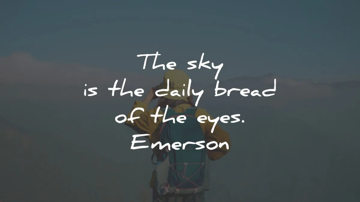 ralph waldo emerson quotes sky daily bread wisdom