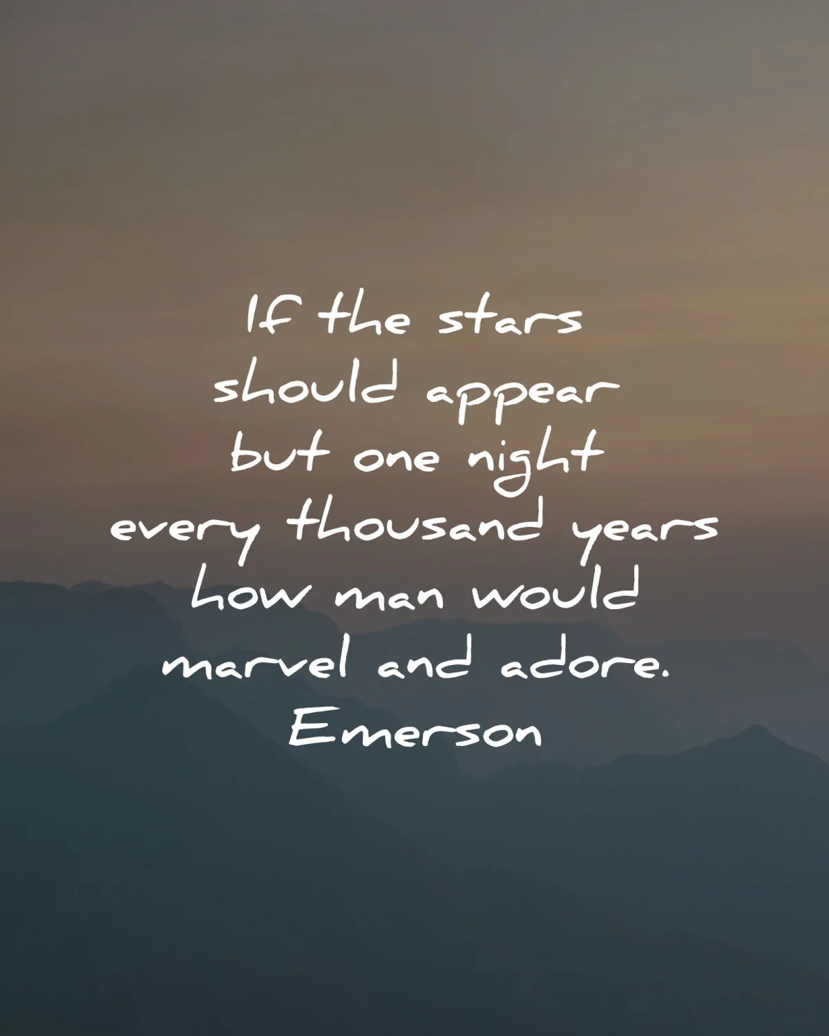 ralph waldo emerson quotes stars should appear wisdom