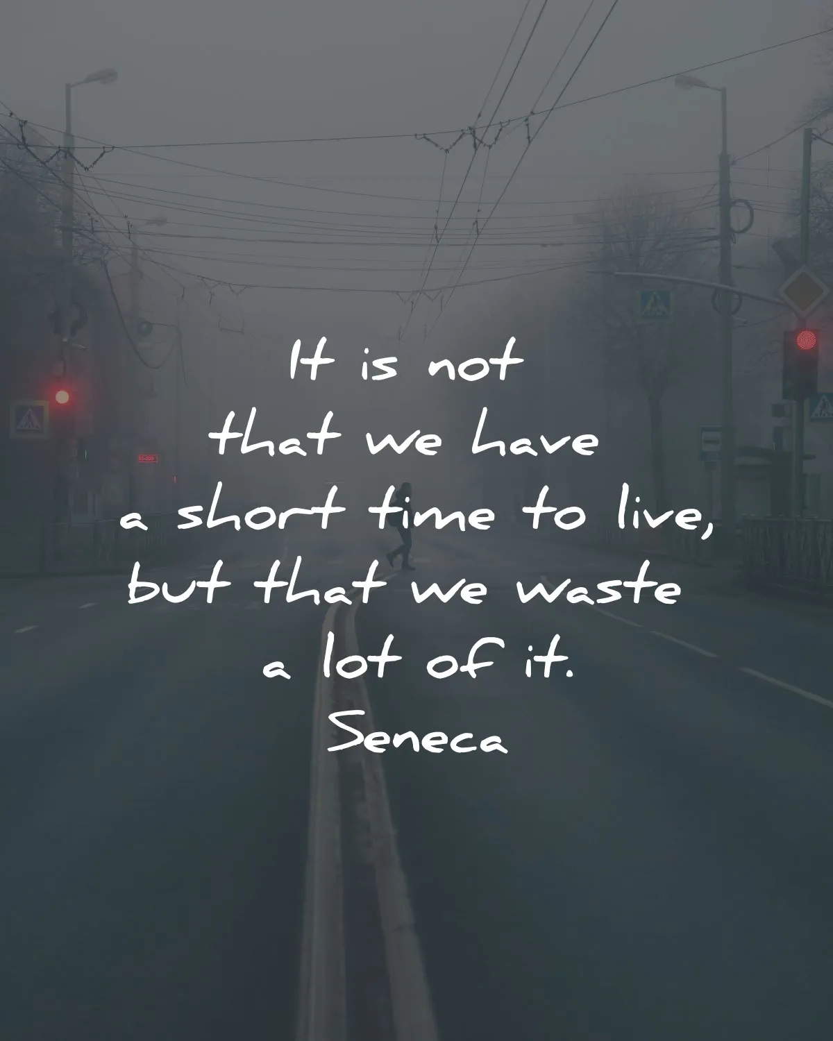 seneca quotes not have short time live waste wisdom