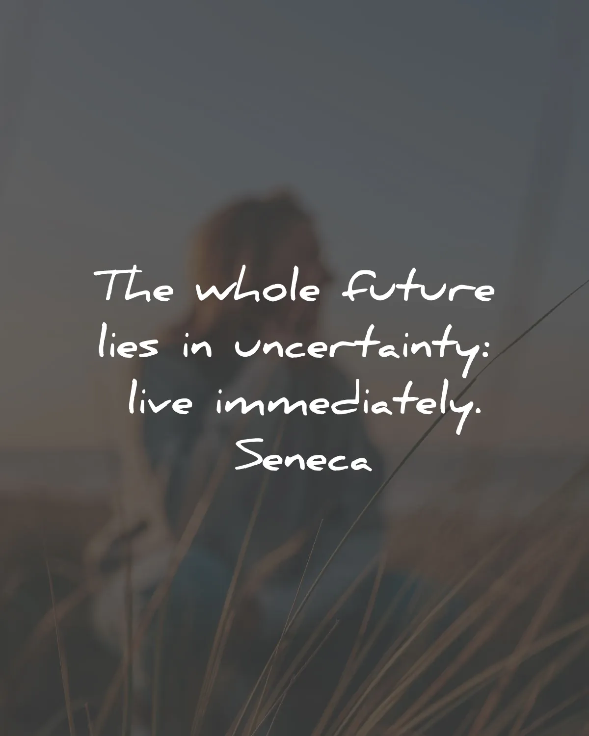 seneca quotes whole future uncertainty live immediately wisdom