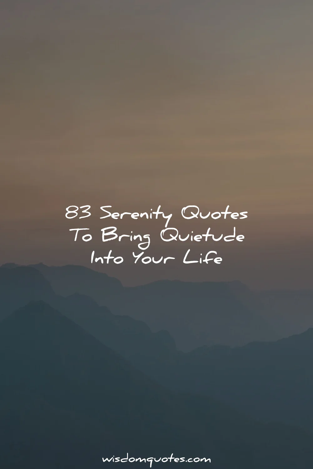 serenity quotes bring quietude your life wisdom