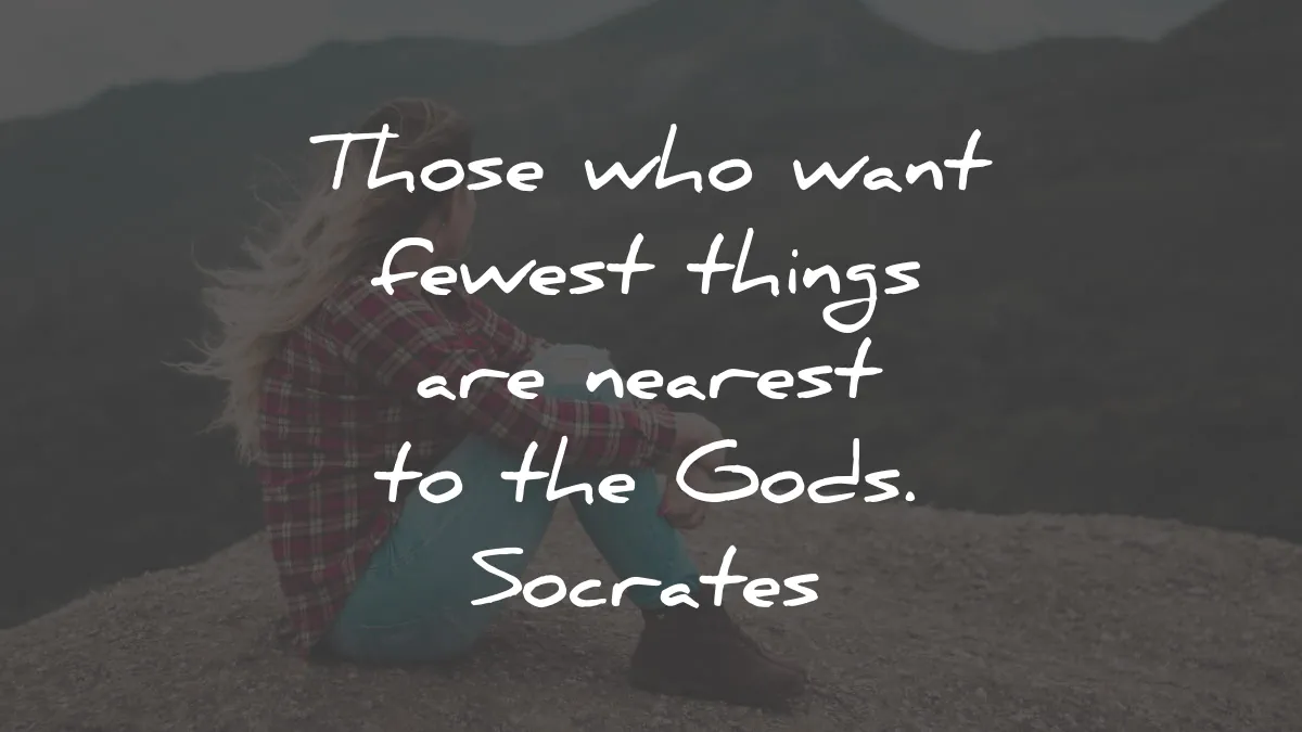 socrates quotes fewest things nearest gods wisdom