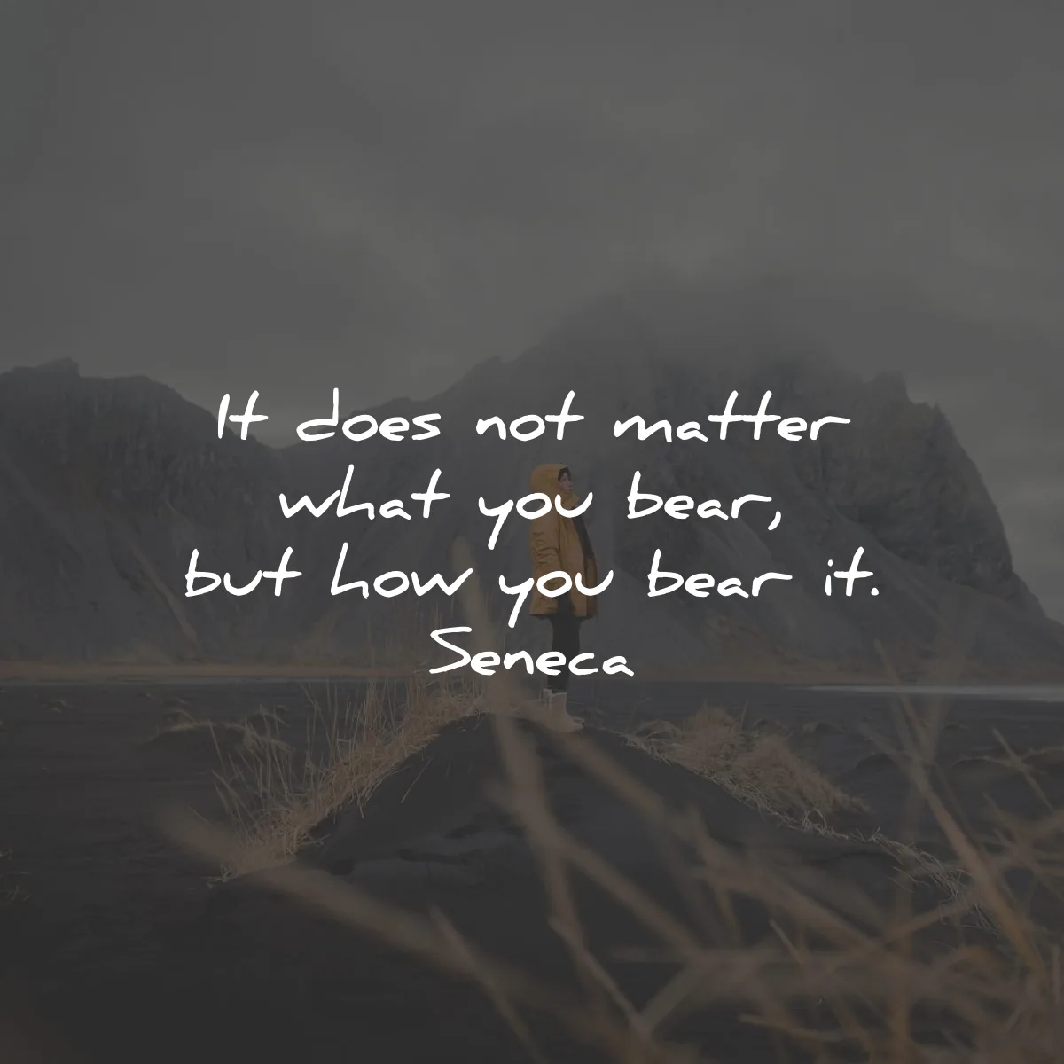 stoic quotes does not matter bear how seneca wisdom