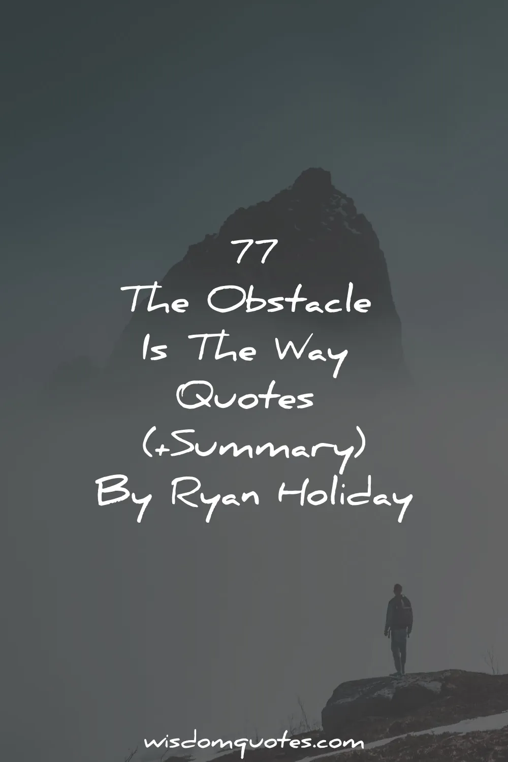 the obstacle is the way quotes summary ryan holiday pinterest wisdom