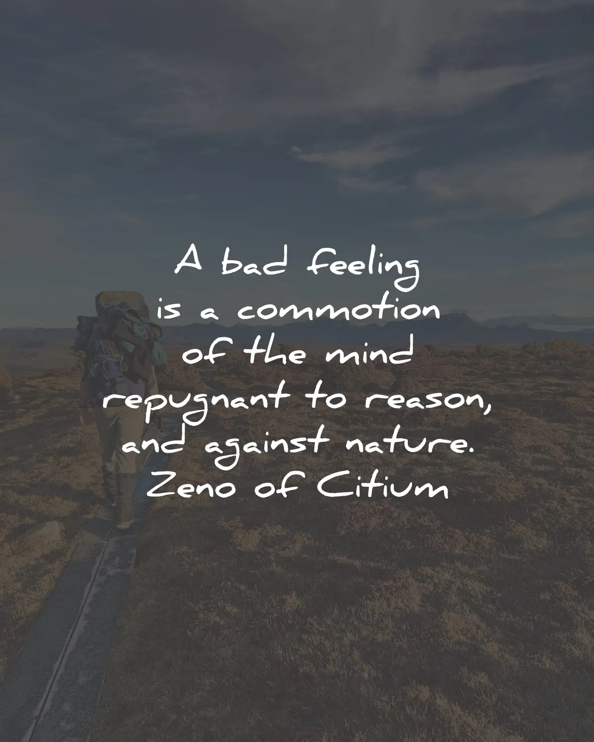 zeno of citium quotes bad feeling commotion mind repugnant reason nature wisdom
